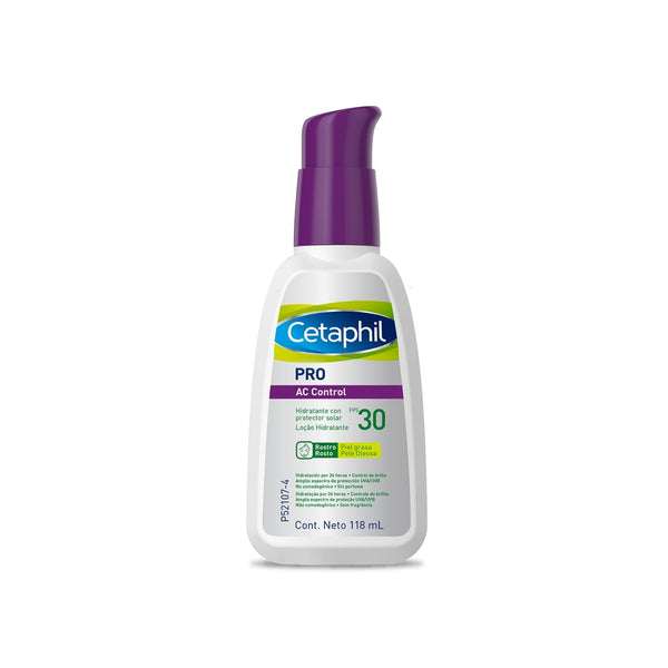 Dermacontrol hidratante FPS30 Loción piel Cetaphil de 118 ml. 