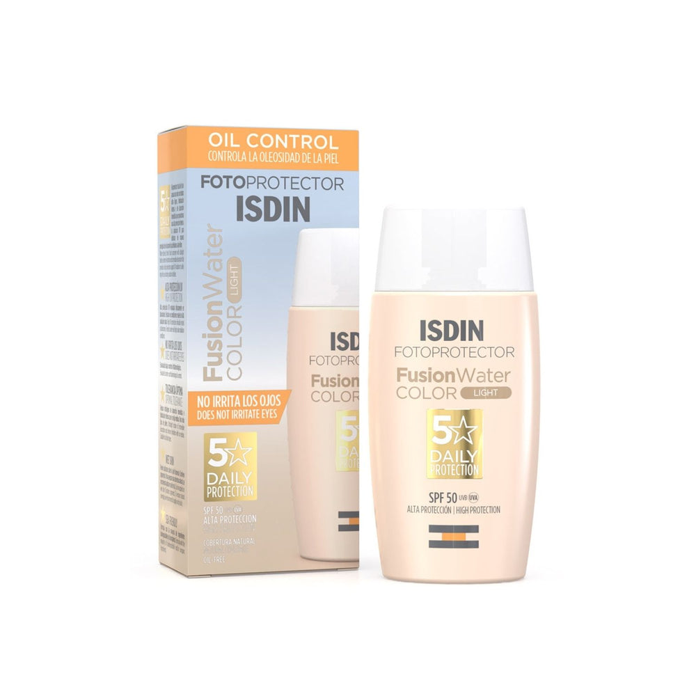 Fusion Isdin Water Light Sin Color 50 SPF de 50ml.