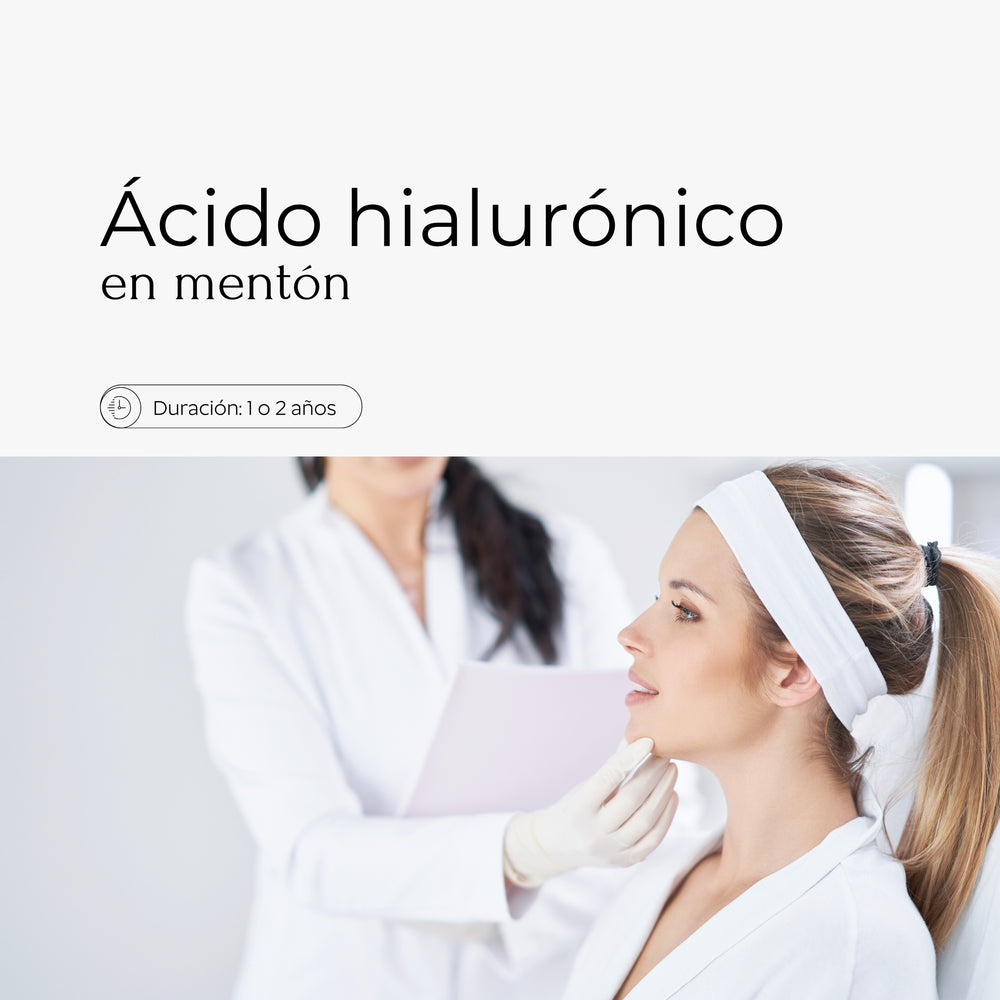 El tratamiento de ácido hialurónico en mentón es una técnica no quirúrgica que se utiliza para mejorar la proyección y forma del mentón. Mediante inyecciones de ácido hialurónico, este tratamiento puede equilibrar el perfil facial, corregir mentones retraídos o asimétricos, y dar una apariencia más armoniosa y definida al rostro.